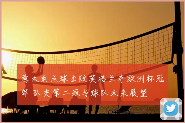 意大利点球击败英格兰夺欧洲杯冠军 队史第二冠与球队未来展望